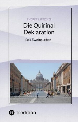 Die "Quirinal Deklaration" ist eine Utopie. Sie spielt in der Zukunft im Jahre 2026. Nach dem Ukraine Krieg haben sich die Positionen zwischen Ost und West weiter verhärtet. Die internationalen Konferenzen G20,G7 wecken Hoffnung, aber bringen gar nichts. Die Welt steht am Abgrund. Der Papst ruft die fünf Mächtigen dieser Erde nach Rom. Dort in der Abgeschiedenheit des Castel Gandolfo dürfen diese Herrscher zum ersten Mal in ihrem Leben, von jeglichem Druck und Status befreit, als normale Menschen die volle Wahrheit sagen und denken. Ihr Beschluss, die "Quirinal Deklaration", ist ganz einfach, aber rettet die Welt.