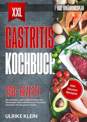 Dieses Gastritis Kochbuch ist voll von köstlichen, leicht zuzubereitenden Rezepten! Mit über 250+ Rezepten zur Auswahl, finden Sie in diesem Kochbuch bestimmt das, wonach Sie suchen... Das Thema mit der Gastritis… Eine Gastritis wird ausgelöst, wenn Ihr Verdauungssystem überlastet ist und sich Ihre Magenschleimhaut entzündet. Sie können sich für Lebensmittel entscheiden, die die Entzündung verringern, und Lebensmittel meiden, die eine Reizung der Magenschleimhaut auslösen. Die auslösenden Lebensmittel können von Person zu Person unterschiedlich sein. Wenn Sie eine Woche lang ein Ernährungstagebuch führen, können Sie genau feststellen, welche Lebensmittel Ihre Gastritis auslösen. Als allgemeine Regel gilt, dass die folgenden Lebensmittel die Magenschleimhaut entzünden können: - stark verarbeitete und konservierte Lebensmittel - Lebensmittel mit hohem Glutengehalt - säurehaltige Lebensmittel, Molkereiprodukte - Lebensmittel mit hohem Zuckergehalt Die Forschung legt nahe, dass die Aufnahme von Brokkolisprossen und frischen Blaubeeren in die Ernährung den Körper ermutigen kann, die Gastritis zu bekämpfen. Hier einige Tipps… - Versuchen Sie, einen normalen Schlafrhythmus einzuhalten. - Lassen Sie niemals das Frühstück aus. - Frühstücken Sie so schnell wie möglich nach dem Aufwachen am Morgen - Essen Sie so oft wie möglich warme Mahlzeiten - Essen Sie neutrale Lebensmittel (Extreme sind nicht gut: zu scharf, zu salzig, zu süß, zu sauer, zu kalt oder zu heiß) - Versuchen Sie, Vollkornprodukte zu essen - Essen Sie mindestens fünfmal am Tag kleinere Mahlzeiten - Wenn Sie Kaffee oder Tee trinken müssen, tun Sie dies, nachdem Sie etwas gegessen haben (niemals auf nüchternen Magen) - Essen Sie Ihre letzte Mahlzeit mindestens 3 Stunden vor dem Schlafengehen (mehr Tipps finden Sie Buch)