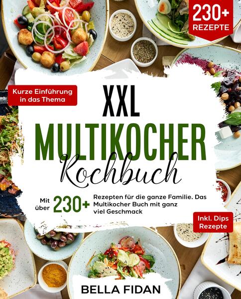 Dieses Multikocher Kochbuch ist voll von köstlichen, leicht zuzubereitenden Rezepten! Mit über 230+ Rezepten zur Auswahl, finden Sie in diesem Kochbuch bestimmt das, wonach Sie suchen... Der Multikocher / Instant Pot… Der Multikocher ist ein elektrischer Schnellkochtopf. Er ist ein vielseitig einsetzbares Gerät, das Lebensmittel schnell unter hohem Druck garen kann. Im Inneren des Topfes baut sich ein Dampfdruck auf, der eine höhere Temperatur erzeugt und die Lebensmittel schneller garen lässt. Im Gegensatz zu altmodischen Schnellkochtöpfen verfügt der Multikocher über viele Sicherheitsfunktionen, die ihn sicher und einfach zu bedienen machen. Ein Multikocher ist ein Schnellkochtopf, Sautiertopf, Slow Cooker, Dampfgarer, Reiskocher, Joghurtbereiter und Aufwärmer in einem. Man ist erstaunt über die Vielseitigkeit des Multikochers und den Geschmack und die Konsistenz der Speisen, die sich darin zubereiten lassen. Der hohe Druck im Inneren des Multikochers kann selbst zähes Fleisch zart machen. Er sorgt für reichhaltige, komplexe Geschmacksnoten. Vorteile der Verwendung eines Multikochers: - Einfach zu bedienen. Wenn Sie einmal verstanden haben, wie der Multikocher funktioniert, werden Sie ihn jeden Tag benutzen wollen. - Energieeffizient. Der Multikocher ist ein elektrisches Gerät und benötigt kein Gas oder Propan für den Betrieb. - Geringe Strahlungswärme. Wenn Sie Ihren Multikocher in Betrieb nehmen, heizt er nicht das ganze Haus auf wie ein Backofen. - Große Mahlzeiten - Dicke Fleischstücke, Braten oder große Mahlzeiten sind im Schnellkochtopf schneller fertig als mit herkömmlichen Kochmethoden. - Ideal für Reisen oder Wohnungen - Verwenden Sie den Schnellkochtopf überall dort, wo Sie keinen Zugang zu einer kompletten Küche haben, z. B. beim Camping, auf Reisen oder wenn Sie auf engem Raum leben. Hier einige Tipps… - Füllen Sie den Multikocher niemals über die MAX-Linie hinaus. Es gibt einen Grund dafür. Übertreiben Sie es nicht. - Sie müssen Flüssigkeit in den Multikocher geben, damit er funktioniert. Wenn Sie in Ihrem Multikocher unter Druck kochen, geben Sie immer mindestens 120 ml Flüssigkeit in den Multikocher-Einsatz. Und wenn Sie Lebensmittel kochen, die mehr Flüssigkeit aufnehmen (wie Nudeln oder Reis), müssen Sie wahrscheinlich sogar noch mehr hinzufügen. - Vergewissern Sie sich, dass der Silikonring im Deckel fest und richtig sitzt, um eine luftdichte Abdichtung zwischen dem Deckel und dem Kocherboden zu schaffen. (mehr Tipps finden Sie Buch)