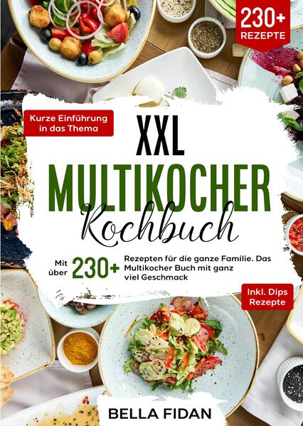 Dieses Multikocher Kochbuch ist voll von köstlichen, leicht zuzubereitenden Rezepten! Mit über 230+ Rezepten zur Auswahl, finden Sie in diesem Kochbuch bestimmt das, wonach Sie suchen... Der Multikocher / Instant Pot… Der Multikocher ist ein elektrischer Schnellkochtopf. Er ist ein vielseitig einsetzbares Gerät, das Lebensmittel schnell unter hohem Druck garen kann. Im Inneren des Topfes baut sich ein Dampfdruck auf, der eine höhere Temperatur erzeugt und die Lebensmittel schneller garen lässt. Im Gegensatz zu altmodischen Schnellkochtöpfen verfügt der Multikocher über viele Sicherheitsfunktionen, die ihn sicher und einfach zu bedienen machen. Ein Multikocher ist ein Schnellkochtopf, Sautiertopf, Slow Cooker, Dampfgarer, Reiskocher, Joghurtbereiter und Aufwärmer in einem. Man ist erstaunt über die Vielseitigkeit des Multikochers und den Geschmack und die Konsistenz der Speisen, die sich darin zubereiten lassen. Der hohe Druck im Inneren des Multikochers kann selbst zähes Fleisch zart machen. Er sorgt für reichhaltige, komplexe Geschmacksnoten. Vorteile der Verwendung eines Multikochers: - Einfach zu bedienen. Wenn Sie einmal verstanden haben, wie der Multikocher funktioniert, werden Sie ihn jeden Tag benutzen wollen. - Energieeffizient. Der Multikocher ist ein elektrisches Gerät und benötigt kein Gas oder Propan für den Betrieb. - Geringe Strahlungswärme. Wenn Sie Ihren Multikocher in Betrieb nehmen, heizt er nicht das ganze Haus auf wie ein Backofen. - Große Mahlzeiten - Dicke Fleischstücke, Braten oder große Mahlzeiten sind im Schnellkochtopf schneller fertig als mit herkömmlichen Kochmethoden. - Ideal für Reisen oder Wohnungen - Verwenden Sie den Schnellkochtopf überall dort, wo Sie keinen Zugang zu einer kompletten Küche haben, z. B. beim Camping, auf Reisen oder wenn Sie auf engem Raum leben. Hier einige Tipps… - Füllen Sie den Multikocher niemals über die MAX-Linie hinaus. Es gibt einen Grund dafür. Übertreiben Sie es nicht. - Sie müssen Flüssigkeit in den Multikocher geben, damit er funktioniert. Wenn Sie in Ihrem Multikocher unter Druck kochen, geben Sie immer mindestens 120 ml Flüssigkeit in den Multikocher-Einsatz. Und wenn Sie Lebensmittel kochen, die mehr Flüssigkeit aufnehmen (wie Nudeln oder Reis), müssen Sie wahrscheinlich sogar noch mehr hinzufügen. - Vergewissern Sie sich, dass der Silikonring im Deckel fest und richtig sitzt, um eine luftdichte Abdichtung zwischen dem Deckel und dem Kocherboden zu schaffen. (mehr Tipps finden Sie Buch)