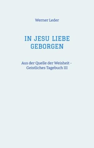 Bereits als dreijähriges Kind wurde der Autor mit Empfindungen und Eindrücken konfrontiert, die er damals aber noch nicht einordnen konnte. Zunehmend spürte er, dass in ihm etwas Außergewöhnliches vorging, für das er noch keine Worte fand. In seinem Herzen aber formulierte der Geist Gottes über die Jahre, bereits Eingebungen, Empfindungen und Gedanken zu dem „Inneren Wort.“ Ein starkes Sehnen nach der Liebe Gottes ließ ihn über die Jahrzehnte nicht los. Zunächst aber trat davon einiges in den Hintergrund, als der Autor in das Berufsleben kam. Doch über viele Jahre flackerte das Feuer der Liebe Gottes in seinem Herzen immer wieder auf. Da beschloss er eines Tages, in allen ihm zur Verfügung stehenden Bibelausgaben und in Büchern der Mystiker über Gott zu forschen, und da lässt ihn der Heilige Geist erneut die Liebe Gottes spüren. In meditativer Stille formten sich in seinem Geist Eingebungen und Inspirationen des Himmels zu einem Meer des Wissens um die geistigen Dinge des Lebens. Stille ist ein guter Ratgeber für Inspirationen, ohne sie hätte die spirituelle Seele keine Lebensgrundlage. Obwohl der Körper fest im Hier und Jetzt lebt, sucht die innewohnende Seele die Verbindung zur geistigen Heimat, zu Gott. Heute schreibt der Autor durch Eingebungen intuitiv formulierte Texte. Seine inspirierten Werke entstehen durch geistige Versenkung in Meditation und Kontemplation oder während alltäglicher Beschäftigungen.