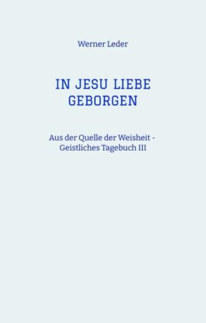 Bereits als dreijähriges Kind wurde der Autor mit Empfindungen und Eindrücken konfrontiert, die er damals aber noch nicht einordnen konnte. Zunehmend spürte er, dass in ihm etwas Außergewöhnliches vorging, für das er noch keine Worte fand. In seinem Herzen aber formulierte der Geist Gottes über die Jahre, bereits Eingebungen, Empfindungen und Gedanken zu dem „Inneren Wort.“ Ein starkes Sehnen nach der Liebe Gottes ließ ihn über die Jahrzehnte nicht los. Zunächst aber trat davon einiges in den Hintergrund, als der Autor in das Berufsleben kam. Doch über viele Jahre flackerte das Feuer der Liebe Gottes in seinem Herzen immer wieder auf. Da beschloss er eines Tages, in allen ihm zur Verfügung stehenden Bibelausgaben und in Büchern der Mystiker über Gott zu forschen, und da lässt ihn der Heilige Geist erneut die Liebe Gottes spüren. In meditativer Stille formten sich in seinem Geist Eingebungen und Inspirationen des Himmels zu einem Meer des Wissens um die geistigen Dinge des Lebens. Stille ist ein guter Ratgeber für Inspirationen, ohne sie hätte die spirituelle Seele keine Lebensgrundlage. Obwohl der Körper fest im Hier und Jetzt lebt, sucht die innewohnende Seele die Verbindung zur geistigen Heimat, zu Gott. Heute schreibt der Autor durch Eingebungen intuitiv formulierte Texte. Seine inspirierten Werke entstehen durch geistige Versenkung in Meditation und Kontemplation oder während alltäglicher Beschäftigungen.