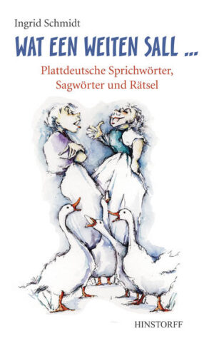 Norddeutsches Lebensgefühl pur! Schon Miguel de Cervantes brachte es auf den Punkt: 'Ein Sprichwort ist ein kurzer Satz, der sich auf Erfahrung gründet.' Und diese 'kurzen Sätze' voller Weisheit machen Vergnügen, zumal sie in der Sammlung von Ingrid Schmidt auch noch auf Platt daherkommen. Auch plattdeutsche Sagwörter und Rätsel präsentiert sie uns. Was ein Sagwort ist? Der geneigte Leser möge es herausfinden, sich köstlich amüsieren bei all dem Hintersinnigen, Überlieferten und immer auf der Hut sein, denn: 'Nur een Dummkopp lät sick von ’n Pierd up'n Esel setten."