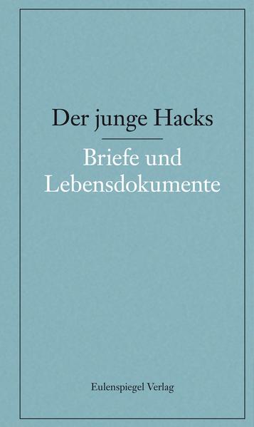 Band 5 der Frühwerk-Edition von Peter Hacks ergänzt das poetische Werk um die aufschlussreiche private und berufliche Korrespondenz: mit dem Berliner Ensemble, dem Philosophen Ernst Bloch, dem Kinderbuchautor James Krüss, Damenbekanntschaften, Rundfunk- und Feuilletonredaktionen uvm. Eindrucksvoll zeigen sie den Kampf eines jungen Dichters um Anerkennung in der Kulturszene. Zeugnisse, Ausweise und andere persönliche Dokumente runden das Bild ab. Zudem gewährt die Edition einen erhellenden und amüsanten Einblick in das muntere Treiben der Schwabinger Bohème.