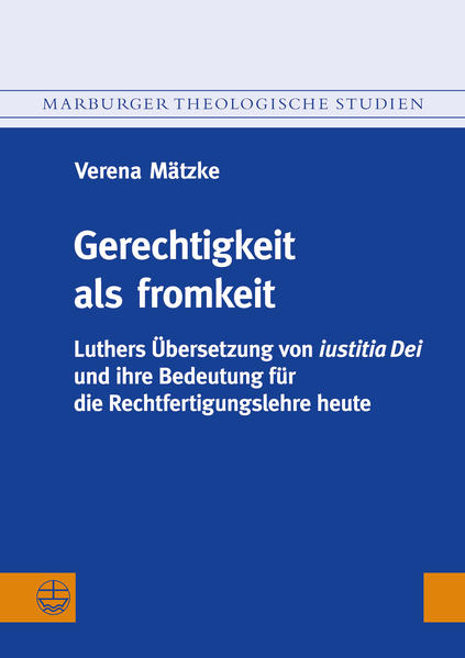 Luther verwendet in seinen Schriften vielfach die frühneuhochdeutschen Worte 'from' und 'fromkeit' anstelle von 'gerecht' und 'Gerechtigkeit', um vom rechtfertigenden Gott und dem gerechtfertigten Menschen zu sprechen. In einer Zeit, in der diese Ausdrücke noch kaum religiös konnotiert waren, bewegt er sich mit ihnen im semantischen Feld zwischenmenschlicher, sozialer Beziehungen und nicht im Assoziationsbereich des Gerichtswesens. Verena Mätzke untersucht Luthers Verwendung der Worte 'from' und 'fromkeit' und erhebt mittels lexikographischer Textanalysen deren wichtigste Wortbedeutungen. Damit eröffnet sie Kommunikationswege für die Rechtfertigungslehre, die deren Eigenart, ein Beziehungsgeschehen zwischen Gott und Mensch zu denken, Rechnung tragen.