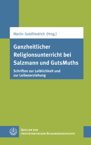 Das Denken über den Leib verändert sich innerhalb der Epoche der Aufklärung und besonders in der philanthropischen Bewegung. Der vorliegende Quellenband gibt anhand einschlägiger Schriften von Christian Gotthilf Salzmann und Johann Christoph Friedrich GutsMuths Aufschluss darüber, wie Salzmanns religionspädagogische Ausführungen zur Leiblichkeit die von GutsMuths entwickelte systematische Leibeserziehung beeinflusste.Holistic Religious Instruction According to Salzmann and GutsMuths. Writings on Corporeality and Physical EducationIn the age of enlightenment, and especially when philanthropic ideas arose, the thinking about the human body was changing. Using relevant excerpts, written by the representatives Christian Gotthilf Salzmann and Johann Christoph Friedrich GutsMuths, the edition sheds light upon to what extent Salzmanns statements on religious corporeality influenced the development of GutsMuts systematic physical education.