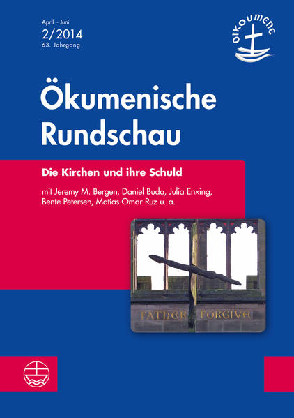 In den Beiträgen dieses Heftes soll das Bewusstsein für das vielfache Versagen der Kirchen in den vergangenen Jahrhunderten untersucht werden, aber auch ihre Reue und Umkehr und ihre Versuche, das begangene Unrecht wiedergutzumachen. Das Bekennen und die Anerkennung ihrer Schuld öffnen Räume der Versöhnung. Die Kirchen brauchen ein Heilen der Erinnerungen (Healing of Memories). Das Wesen von Vergebung und Verso¨hnung an sich soll im ekklesiologischen Zusammenhang diskutiert werden.