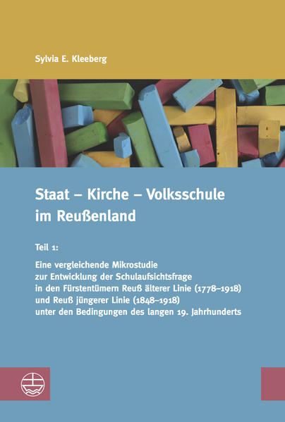 Die zweiteilige Publikation stellt die erste Veröffentlichung dar, die sich explizit mit der Entwicklung des Staats-Kirchen-Volkschul-Verhältnisses in den preußischen Territorien beschäftigt. Der erste Teilband setzt sich in historisch-systematischer Perspektive damit auseinander, wie die Frage nach der staatlichen und kirchlichen Verwaltungs-, Rechtsetzungs- und Aufsichtskompetenz über die Schule in den reußischen Fürstentümern unter den Bedingungen des modernen Verfassungsstaates und der Entstehung eines modernen Schulsystems zwischen 1778 und 1918 gelöst wurde. Dabei geraten neben der Landes-, Kirchen-, Theologie- und Volksschulgeschichte beider Fürstentümer nicht nur deren Verwaltungsstrukturen und Gesetzgebung zur Verdeutlichung der Entwicklung des institutionellen Staats-Kirchen-Volksschul-Verhältnisses in den Blick, sondern auch der Protestantismus als mögliche Triebfeder für die Entstehung einer staatlichen Schulaufsicht bis hin zur Trennung von Kirche und Staat. State-Church-Primary School in the Region of Reuss The publication does in the first part analyse the difficult relationship between the institutions state, church and public school in the two princedoms Reuß älterer Linie (1778-1918) and Reuß jüngerer Linie (1848-1918) under the conditions of the 19th century.