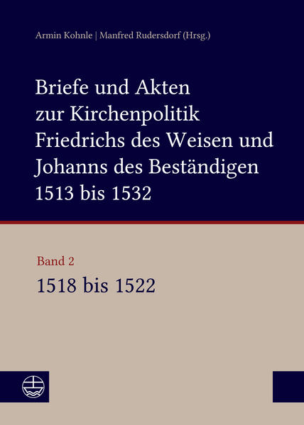 Die Kurfürsten Friedrich der Weise (1463-1525) und Johann der Beständige (1468-1532) waren Schlüsselgestalten der frühen Reformationsgeschichte. Als Landesherren Martin Luthers schufen sie den politischen Rahmen für die Ausbreitung und Durchsetzung der Wittenberger Reformation. Die Edition verfolgt das Ziel, die kirchenpolitischen Briefe und Akten dieser beiden herausragenden ernestinisch-sächsischen Reformationsfürsten erstmals auf breiter Basis für die kirchen- und allgemeinhistorische Forschung zugänglich zu machen. Zeitliche Grenzen der Edition bilden die innere Landesteilung (Mutschierung) zwischen Friedrich und Johann 1513 und der Tod des Kurfürsten Johann 1532. In diesen knapp zwei Jahrzehnten kann der Transformationsprozess von der spätmittelalterlichen zur reformatorischen Kirche Wittenberger Prägung erstmals anhand zahlreicher, teilweise bisher unbekannter Quellen nachvollzogen werden. Nicht nur Lehre, Praxis und Ordnung der Kirche, sondern auch die staatliche Verwaltung, die Kultur und der Bildungsbereich waren von dieser Umgestaltung betroffen. Damit trug die Reformation erheblich zur frühmodernen Staatswerdung bei. Band 2 bietet über 1100 Schriftstücke aus der Zeit zwischen 1518 und 1522. Martin Luther trat durch seine Thesen über den Ablass, die einen Häresieprozess nach sich zogen, seit Frühjahr 1518 immer mehr in das Blickfeld der kursächsischen Kirchenpolitik. Die in Band 2 gebotenen Quellen verdeutlichen die Sprengkraft der frühen Reformationsbewegung in einer Phase, in der sich eine obrigkeitliche Steuerung reformatorischer Prozesse noch nicht hatte ausbilden können. Daneben blieben traditionelle kirchenpolitische Themen und Konfliktlinien, wie sie bereits in Band 1 dokumentiert wurden, auch in diesen Jahren auf der Tagesordnung. Letters and Files on the Church Politics of Frederick the Wise and John the Steadfast from 1513 to 1532: Reformation in the Context of Early Modern State Development The two electors Frederick the Wise and Johann the Steadfast were key figures in early Reformation history. As sovereigns of Martin Luther, they created the political framework for the dissemination and implementation of the Wittenberg Reformation. This edition seeks to make the ecclesiastical-political letters and records of these two outstanding Ernestine-Saxon Reformation princes accessible to research in ecclesiastical and general history for the first time on a broad basis. Volume 2 offers more than 1100 documents from the period between 1518 and 1522. Martin Luther’s theses on indulgences, which resulted in a heresy trial, increasingly became a focus of Saxon church politics starting in the spring of 1518. The sources illustrate the explosive nature of the early Reformation movement in a phase when an authoritarian control of Reformation processes could not yet develop. In addition, traditional themes related to church politics and lines of conflict, as already documented in Volume 1, remained on the agenda during these years.