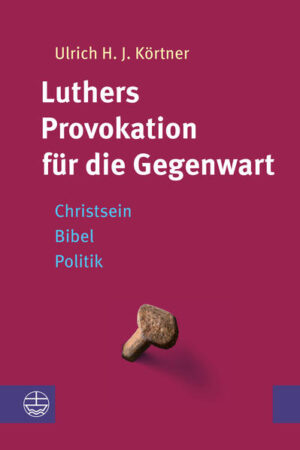 Der Bedeutung der reformatorischen Theologie für die Gegenwart Die Reformation ist mehr als Luther, aber ohne Martin Luther hätte es keine Reformation gegeben. Er war ein radikaler, nach dem biblischen Grund des Glaubens fragender Theologe. Die Sprengkraft seiner Theologie sollte gerade heute neu bewusst gemacht werden. In einer Zeit der religiösen Indifferenz und eines trivialisierten Christentums brauchen wir mehr denn je eine neue Form von radikaler Theologie, die leidenschaftlich nach Gott fragt und auf das Evangelium hört. Der Gott Martin Luthers ist und bleibt eine Provokation. Die Provokation Luthers steht im Zentrum des Buches von Ulrich H. J. Körtner über Luthers Verständnis christlicher Freiheit, seine Schriftauslegung, seine Auffassungen von Arbeit und Beruf sowie seine Theologie des Politischen. Der renommierte Wiener Systematiker schließt damit theologisch an sein streitbares, 2017 erschienenes Buch »Für die Vernunft. Wider Moralisierung und Emotionalisierung in Politik und Kirche« an. Luther’s Provocation for the Present Day. Bible-Christian Existence-Politics The Reformation is more than Luther, but without Luther there would have been no Reformation. He was a radical theologian who inquired after the biblical foundation of the faith. Today in particular, the explosive force of his theology should be brought to awareness. In a time of religious indifference, and of a trivialized Christendom, we need more than ever a new form of radical theology, that asks passionately after God and heeds the word of the Gospel. Martin Luther’s God is and remains a provocation. That provocation is at the center of this book about Luther’s understanding of Christian freedom, his interpretation of Scripture, his conception of work and vocation, and his theology of the political. In this project, the internationally renowned systematic theologian from the University of Vienna follows up his confrontational book from 2017, »Für die Vernunft. Wider Moralisierung und Emotionalisierung in Politik und Kirche«.