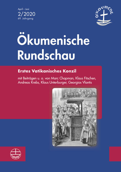 Die Ökumenische Rundschau widmet sich den historischen Gründen, die zur Einberufung des kürzesten, aber zugleich des einschneidendsten Konzils der Kirchengeschichte führten. Am 8. Dezember 1869 eröffnet, wurde es bereits nach acht Monaten wegen der damaligen politischen Verhältnisse auf unbestimmte Zeit vertagt. Das Erste Vatikanische Konzil wird aus einem ökumenischen Blickwinkel betrachtet. Es schreiben Theologen aus alt-katholischer, anglikanischer, evangelischer, orthodoxer und römisch-katholischer Tradition ihre Sicht über die Nachwirkungen des Ersten Vatikanischen Konzils, die bis in die heutige Zeit reichen, z.B. das Dogma der Unfehlbarkeit des Papstes und die dogmatische Konstitution „Dei filius“ über den katholischen Glauben. Darin entfaltete es die Lehre von Schöpfung und Glaubensakt sowie das Verhältnis von menschlicher Vernunft und göttlicher Offenbarung. Zugleich verurteilte es Atheismus, Materialismus, Pantheismus, Rationalismus und Traditionalismus.