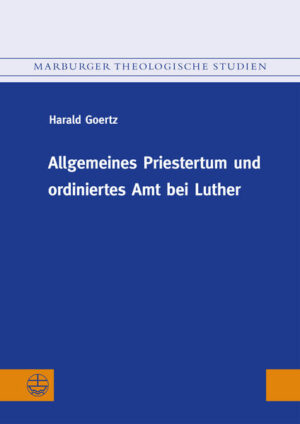 Diese Studie über »Allgemeines Priestertum und ordiniertes Amt bei Luther« zeichnet sich sowohl durch die Originalität ihrer Fragestellungen als auch durch deren gründliche und klare Beantwortung aufgrund der luziden Interpretation der Quellen aus. Sie enthält eine Fülle neuer Einsichten, die sich auf Luthers Metaphernverständnis, auf seine unterschiedlichen Sprachformen, auf die Unterscheidung zwischen Priesterwürde und Priesterdienst und vor allem auf das Verhältnis von allgemeinem Priestertum und ordiniertem Amt beziehen. Dabei gelingt es dem Autor zu zeigen, dass beides bei Luther nicht miteinander konkurriert, sondern sich gegenseitig bedingt. Dieses brillante, nach wie vor kirchlich hochaktuelle Standardwerk der Lutherforschung war seit Längerem vergriffen. Der unveränderte Nachdruck, der durch Literaturnachträge und durch ein Geleitwort von Wilfried Härle ergänzt ist, erscheint zur fünfhundertsten Wiederkehr von Luthers ersten Äußerungen zur Lehre vom allgemeinen Priestertum. Universal Priesthood and Ordained Ministry in Luther’s View This study is distinguished both by the originality of its questions and by the thorough and clear answers it provides based on the lucid interpretation of the sources. It contains a wealth of new insights regarding Luther's understanding of metaphor, his various forms of language, and above all the relationship between the universal priesthood and ordained ministry. The author succeeds in showing that both are not in competition with each other in Luther's work, but are mutually conditional. This brilliant, still highly topical standard work of Luther research had been out of print for some time. The unchanged reprint, which is supplemented by bibliographical references and a foreword by Wilfried Härle, appears on the occasion of the five hundredth anniversary of Luther's first statements on the doctrine of the universal priesthood.