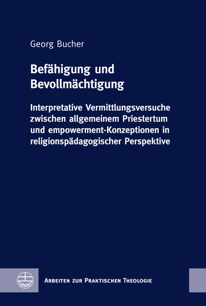 Die Forschungsfrage dieser Arbeit lautet, ob es zwischen der theologischen Idee des allgemeinen Priestertums aller Gläubigen und pädagogischen Denkfiguren unter dem Stichwort Empowerment historische, insbesondere aber systematische Parallelen und Zusammenhänge gibt. Zur Untersuchung dieser Frage unternimmt die Arbeit interpretative Vermittlungen zwischen der theologischen Tradition auf der einen und gemeindepsychologischen, sozialarbeitstheoretischen, förderpädagogischen und pädagogischen Empowerment-Theorien auf der anderen Seite. Dabei werden auch die Ambivalenzen und unbeabsichtigten Folgen beider Leitideen deutlich. Insgesamt wird so in interdisziplinärem Ausgriff der Horizont für eine religionspädagogisch verantwortete Rede von Empowerment unter der Zielperspektive der Befähigung und Bevollmächtigung zum allgemeinen Priestertum ausgelotet. Qualification and Empowerment. Interpretative Attempts to Mediate Between the General Priesthood and Concepts of Empowerment in Religious Education The research question of this study is whether there are historical, and especially systematic, parallels and connections between the theological idea of the general priesthood of all believers and pedagogical figures of thought under the keyword empowerment. In order to investigate this question, the work undertakes interpretative mediations between the theological tradition on the one hand and community psychological, social work theoretical, educational and pedagogical empowerment theories on the other. This also reveals the ambivalences and unintended consequences of both guiding ideas. In an interdisciplinary approach, the horizon for a religious educational speech of empowerment is thus explored from the perspective of empowerment and authorization for the general priesthood.