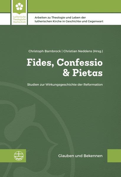 Mit der Reformation des 16. Jahrhunderts hat sich eine Reihe von Aufbrüchen in Lehrbildung und Frömmigkeitspraxis ergeben, die in den folgenden Jahrhunderten in unterschiedlicher Weise nachgewirkt haben. Die Aufsätze dieses Sammelbandes zeichnen dies exemplarisch nach und machen dabei deutlich, dass Lehre und Frömmigkeitspraxis keineswegs einander ausschließende Größen sind, sondern sich gegenseitig bedingen und beeinflussen. Dabei werden sowohl die Chancen als auch die Grenzen, die sich in der Geschichte der evangelischen Lehrbildung und Spiritualitätspraxis zeigen, erkennbar. Fides, Confessio & Pietas. Studies on the Impact of the Reformation. Festschrift for Ernst Koch on his 90th Birthday With the Reformation of the 16th century, a series of new beginnings in teaching and the practice of piety took place, which were followed in different ways in the following centuries. The essays in this anthology illustrate this in exemplary fashion and make it clear that teaching and the practice of piety are by no means mutually exclusive, but rather mutually dependent and influential. Both the opportunities and the limitations that are evident in the history of Protestant doctrinal education and spiritual practice become apparent. Mit Beiträgen von Glenn Fluegge, Johannes Hund, Werner Klän, Robert Kolb, Jobst Schöne, Volker Stolle, Johann Anselm Steiger, Hans-Jörg Voigt u. a.