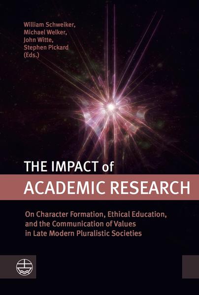 This volume addresses whether, how, and where academic research has an impact on ethical education, character formation, and the communication of values in late modern pluralistic societies. It reflects the great impacts of a global network of research universities, with the enormous range from the natural sciences to mathematics, historical and theological investigations. It offers praises of the institutionalized impact of the search for truth and the defense of tested truth-claims, but also skeptical voices with respect to the ethical impact of academic research today. With contributions by Stefan Alkier (Frankfurt), Rüdiger Bittner (Bielefeld), Celia Deane-Drummond (Oxford), Bernold Fiedler (Berlin), Andreas Glaeser (Chicago), Gary Hauck (Atlanta), Jörg Hüfner (Heidelberg), Michael Kirschfink (Heidelberg), Andreas Schüle (Leipzig), William Schweiker (Chicago), Michael Welker (Heidelberg), and John Witte, Jr. (Atlanta). Der Einfluss der akademischen Forschung auf Charakterbildung, ethische Erziehung und Kommunikation von Werten in spätmodernen pluralistischen Gesellschaften Dieser Band befasst sich mit der Frage, ob, wie und wo akademische Forschung Auswirkungen auf die ethische Bildung, die Charakterbildung und die Kommunikation von Werten in spätmodernen pluralistischen Gesellschaften hat. Es spiegelt die großen Auswirkungen eines globalen Netzwerks von Forschungsuniversitäten wider, mit einem enormen Spektrum von Naturwissenschaften über Mathematik bis hin zu historischen und theologischen Untersuchungen. Es lobt die institutionalisierten Auswirkungen der Suche nach der Wahrheit und die Verteidigung geprüfter Wahrheitsansprüche, aber auch skeptische Stimmen in Bezug auf die ethischen Auswirkungen der heutigen akademischen Forschung.