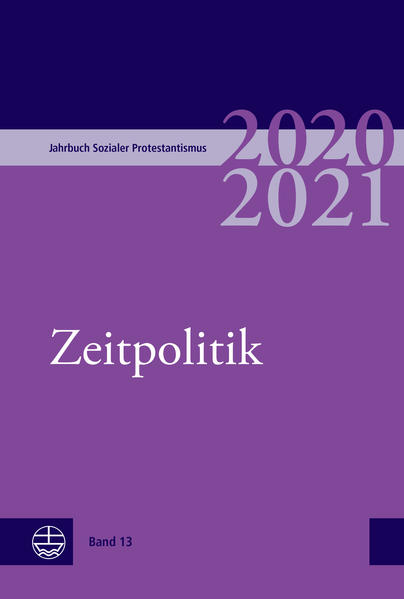 Die Frage nach dem politischen Umgang mit der Zeit-im Zuge von Digitalisierung und Tertiarisierung bereits hoch akut-hat angesichts der Covid-19-Pandemie noch an Dringlichkeit gewonnen: Das Jahr 2020 war geprägt von massiven und plötzlichen Umbrüchen, nicht nur der Arbeitswelt. Die Zeitrhythmen aus Erwerbsarbeit, Familienarbeit und Freizeit gerieten aus den Fugen. Daher erscheint die Reflexion der Zeitpolitik dringlich: Welche politischen Rahmenbedingungen benötigt eine lebensdienliche work-life-balance? Wie lässt sich eine Entgrenzung und Verdichtung der Arbeit auf Kosten der Schwächsten verhindern? Wie sind in Pflege- oder Bildungstätigkeiten aufzuwerten? Das »Jahrbuch Sozialer Protestantismus« bietet ein Forum, das diese Reflexion der mit der Zeitpolitik verknüpften sozialpolitischen Themen in protestantischer Perspektive im Spannungsfeld von Wissenschaft und kirchlicher Praxis ermöglicht. Policies and Politics of Time Modern information and communication technologies have made time regulations in the workplace and beyond once again a matter of political debate. The COVID19 pandemia has intensified controversy on issues centering around individual and collective work-life-balance, but also around familial care work. The »Yearbook Social Protestantism« provides a forum to discuss the social ethical and political questions in a protestant vein.