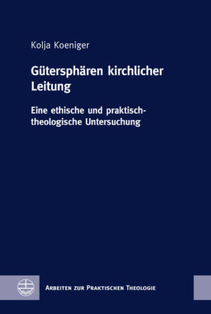 Die Studie stellt eine Grundlagenuntersuchung zum Gegenstand und zur Aufgabe der Leitung evangelischer Landeskirchen dar. Die Frage, was Kirchenleitung ist und worauf sie zielt, stellt ein vielschichtiges Problem dar: Dogmatik, Kirchenrecht, Kirchen- und Religionssoziologie beanspruchen hierbei jeweils eigene Geltungsbereiche. Dies nötigt zu einem theoriegeleiteten Zugriff, der die Fragehorizonte zueinander ins Verhältnis setzt.-In der Theorietradition Friedrich Schleiermachers erarbeitet die Studie Grundlinien eines zusammenhängenden Verständnisses kirchlicher Leitung. Sie mündet in dem Vorschlag, Leitungspraxis auch unter güterethischen Gesichtspunkten zu reflektieren: Demnach partizipiert kirchliche Leitung an spezifischen »Gütersphären«, die für die Leitungspraxis orientierungskräftig sind. Spheres of Goods of Church Leadership. An Ethical and Practical Theological Investigation The study constitutes a fundamental investigation into the object and task of the leadership of Protestant regional churches. The question concerning what church leadership is and what it aims at represents a complex problem: dogmatics, church law, sociology of the church and sociology of religion each claims its own areas of validity. This necessitates a theoretical approach that sets the horizons of questions in relation to one another. In the theoretical tradition of Friedrich Schleiermacher, the study elaborates elements of a coherent understanding of church leadership. It culminates in the suggestion to reflect on leadership practice also from the perspective of an ethics of goods: church leadership accordingly participates in specific "spheres of goods" that provide orientation for leadership practice.