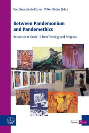 This volume brings together contextual and intercultural responses to the Covid-19 Pandemic from theological and interreligious perspectives. It searches for models of interpretation provided by religious traditions and their sacred texts, and the ethical guidance religious communities offer for coping with the pandemic. The authors explore imaginative ways that transcend the New Normal towards a »Pantopia« that does not return to the pitfalls of the Old Normal but tackles the injustices that the virus has revealed in the current Pandemonium. They strive to enable their readers to react to the glocal pandemic and its aftermath theologically informed by intercultural and interreligious perspectives. Zwischen Pandämonium und Pandemie. Antworten auf Covid-19 in Theologie und Religion Der Band vereint kontextuelle und interkulturelle Reaktionen auf die Covid-19-Pandemie aus theologischer und interreligiöser Perspektive. Er sucht nach Interpretationsmustern, die religiöse Traditionen und ihre heiligen Schriften hervorgebracht haben und ethischen Orientierungen, die religiöse Gemeinschaften bieten, um die Pandemie zu bewältigen. Die Autorinnen und Autoren erkunden imaginative Wege, die das New Normal zu einem »Pantopia« transzendieren, das nicht in die Fehler des Old Normal zurückfällt, sondern die Ungerechtigkeiten in Angriff nimmt, die das Virus im gegenwärtigen Pandemonium offengelegt hat. Sie wollen ihre Leser und Leserinnen dadurch befähigen, der glokalen Pandemie und ihren Nachwirkungen durch die interkulturellen und interreligiösen Perspektiven theologisch informiert gegenüber zu treten.