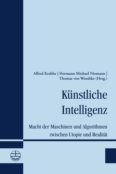 Mit dem Begriff »Künstliche Intelligenz (KI)« bezeichnete Technologien sind einerseits bereits Teil unseres Arbeits- und Lebensalltags, andererseits Gegenstand vielfältiger gesellschaftlicher Diskurse. Vor dem Hintergrund unterschiedlicher Interessenlagen und Betrachtungsweisen dieser Thematik erscheint es geboten, individuell und gesellschaftlich begründete und wissenschaftlich begründbare Positionen zu KI zu finden. Die Evangelische Forschungsakademie hat auf ihrer Januartagung 2021 den Versuch unternommen, den in der Öffentlichkeit präsentierten und diskutierten positiven wie negativen technischen Visionen eine realistische Einschätzung der tatsächlichen Möglichkeiten und Grenzen von KI gegenüberzustellen und dabei auch ethische und insbesondere christliche Standpunkte von Wünschenswertem und Notwendigem in der Gestaltung der menschlichen Lebenswelt mit Hilfe von KI zur Sprache zu bringen. Mit Beiträgen von Franz Danksagmüller, Dirk Evers, Joachim Funke, Peter Liggesmeyer, Catrin Misselhorn, Wilfried Hanisch und Sebastian Rudolph. Artificial Intelligence. The Power of Machines and Algorithms between Utopia and Reality Technologies designated with the term "artificial intelligence" (AI) are already part of our everyday lives at work and at home, but also the subject of multi-faced public discourse. Against the background of different interests and ways of viewing this topic, it seems necessary to find positions on AI that are individually and socially justified, and also scientifically justifiable. At its conference in January 2021, the Protestant Research Academy attempted to contrast the positive and negative visions of technology presented and discussed in public with a realistic assessment of the actual possibilities and limits of AI. In doing so, it sought to articulate ethical and especially Christian points of view on what is desirable and necessary in shaping the human lifeworld with help from AI.