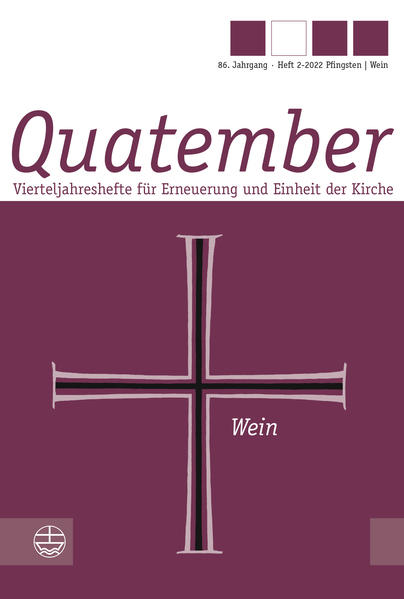 Dass der Wein „des Menschen Herz erfreut“ (Ps 104,15) ist biblisches Gemeingut, allerdings auch die Kehrseite. Die Mahnung „Nicht den Königen ziemt es Wein zu trinken“ (Spr 31,4) wird zugespitzt durch die drastische paulinische Mahnung „Sauft euch nicht voll Wein“ (Eph 5,18). Die Ambivalenz von Rausch und Nüchternheit, von mystischer Ekstase einerseits und Wachsamkeit mit Sinn für Distanz andererseits gehört zu den grundlegenden Spannungen der Glaubenserfahrung. Augustin prägte dafür das Oxymoron der „nüchternen Trunkenheit“ (sobria ebrietas). Heinrich Heine klagte die Kirchenleute seiner Zeit an: „Ich weiß, sie tranken heimlich Wein. Und predigten öffentlich Wasser.“ Heute gilt wohl eher das Gegenteil: Man predigt Wein, hat aber eher Wasser zu bieten, einen erfahrungsarmen Glauben ohne Würze und Geschmack. Das Quatemberheft soll dieser Ambivalenz nachgehen und auch die rauschhafte, ekstatische Seite des Glaubens bedenken. Ergänzt werden soll dies durch praktische Erfahrungen im Umgang mit dem Wein in der Feier des Heiligen Abendmahls-gerade unter Pandemiebedingungen.