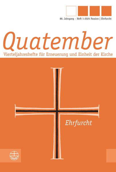 Die Ehrfurcht „ermutigt alles zu sich selbst“ (Romana Guardini). Entsprungen aus der menschlichen Urerfahrung, die die Wirklichkeit als Geheimnis erfährt und anerkennt, äußert sie sich zunächst im Staunen und der dialektischen Spannung von betrachtender Nähe und scheuer Distanz, die das Gegenüber und sich selbst in seinem jeweiligen Eigensein wahrnimmt. In der Theologie steht die Ehrfurcht für das Ergriffensein von der Wirklichkeit des liebenden Gottes, auch im Bewusstsein des unendlichen qualitativen Unterschiedes zwischen Mensch und Gott (Karl Barth). Die Ehrfurcht erscheint in diesem Zusammenhang als Heilmittel gegen eine „elementare Entsicherung“ (Eberhard Jüngel), die einer vorschnellen begrifflichen Sicherung Gottes, einer „Logologie“ anstelle einer Theologie, wehrt. In der Liturgie prägt die Ehrfurcht das Geschehen der Begegnung zwischen Gott und Mensch, das über ein Sprachgeschehen hinaus die sakramentale Wirklichkeit umschreibt. In ethischer Hinsicht erscheint sie als eine Grundhaltung, die die Beziehung zu Gott, Mensch und gesamter Schöpfung prägt, so besonders in der von Albert Schweitzer geprägten Ethik der „Ehrfurcht vor dem Leben“. Das Quatemberheft möchte die Ehrfurcht als theologische und ethische Grundhaltung beschreiben, die auch eine politisch-gesellschaftliche Zeitgenossenschaft in verbindlicher Nähe und achtsamer Distanz prägt.