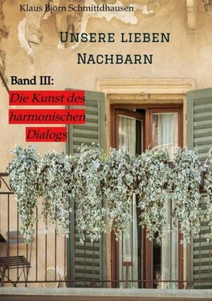 In dem dritten Band der Reihe »Unsere lieben Nachbarn« wird wiederum über das teils schwierige Zusammenleben einer Hausgemeinschaft berichtet, in der Mathilda und besonders Karl-Gustav eine prägende Stellung einnehmen. Die Überwindung der alltäglichen Probleme werden süffisant sowie gewürzt mit einem ordentlichen Schuss Satire, dabei im Besonderen die in dieser Hausgemeinschaft vielfach geführten - wenn auch teilweise etwas merkwürdig anmutenden - Dialoge dargestellt. Letzteres macht sich gravierend bemerkbar, wenn Karl-Gustav in einem Gespräch involviert ist. Und das, obwohl jener der Meinung ist, dass er sich stets um einen sinnvollen sowie zielorientierten und obendrein harmonischen Informationsaustausch bemüht!