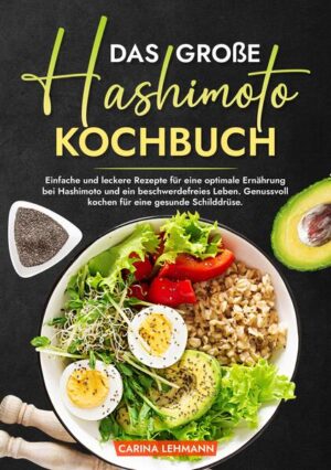 Kämpfst du ständig gegen die Symptome der Hashimoto-Thyreoiditis? Hast du Schwierigkeiten, leckere und nahrhafte Mahlzeiten zu finden, die deine Schilddrüsenfunktion unterstützen? Wünschst du dir eine Linderung, ohne dabei auf den Genuss beim Essen verzichten zu müssen? Dann ist dieses Kochbuch genau das, was du brauchst! Es ist dein idealer Begleiter auf dem Weg zu einem beschwerdefreien Leben, indem es dir zeigt, wie du mit köstlichen und einfachen Rezepten die richtige Ernährung für Hashimoto genießen kannst. Hier sind vier Gründe, warum eine Hashimoto Diät bzw. eine Hashimoto gerechte Ernährung so vorteilhaft ist: - Linderung von Symptomen: Eine angepasste Ernährung bei Hashimoto kann dazu beitragen, typische Symptome wie Müdigkeit, Gewichtszunahme und Stimmungsschwankungen zu lindern. - Unterstützung der Schilddrüsenfunktion: Eine ausgewogene Ernährung fördert die Schilddrüsenfunktion und hält die Hormonbalance im Gleichgewicht. - Verbesserung der Lebensqualität: Mit diesem Kochbuch entdeckst du Nahrungsmittel, die nicht nur deiner Schilddrüse helfen, sondern auch fantastisch schmecken. - Förderung der allgemeinen Gesundheit: Diese spezielle Ernährungsweise unterstützt nicht nur bei Hashimoto, sondern kann auch das allgemeine Wohlbefinden und die Energie steigern. Dieses Rezeptbuch bietet dir eine Vielzahl an Rezepten, die einfach zuzubereiten sind und keine exotischen Zutaten benötigen. So ist es leicht, eine Hashimoto gerechte Ernährung in den Alltag zu integrieren. Warum dieses Kochbuch ein Muss für jeden Hashimoto-Patienten ist: - Vielseitigkeit: Von Frühstücksideen über Hauptgerichte bis hin zu Desserts - dieses Kochbuch bietet für jede Tageszeit und jeden Geschmack das passende Rezept. - Einfach zu befolgen: Die Rezepte sind klar und einfach zu befolgen, auch wenn du kein erfahrener Koch bist. - Gesundheitlich vorteilhaft: Jedes Rezept wurde mit Blick auf gesundheitliche Vorteile entwickelt. - Zeitsparend: Die meisten Rezepte können in weniger als 30 Minuten zubereitet werden, was perfekt für vielbeschäftigte Menschen ist. Also, was hält dich noch zurück? Kaufe jetzt dieses Kochbuch und beginne den Weg zu einem genussvollen und beschwerdefreien Leben. Dein Körper wird es dir danken!