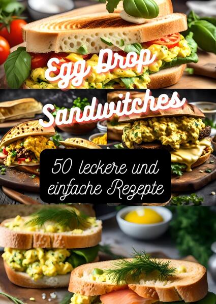 In "Egg Drop Sandwiches: Kreative Köstlichkeiten mit Brioche-Brot" tauchen Sie ein in eine Welt voller Geschmacksexplosionen und kulinarischer Innovation. Dieses Buch führt Sie durch die wunderbare Reise der Egg Drop Sandwiches und präsentiert eine vielfältige Sammlung von Rezepten, die die Sinne ansprechen und den Gaumen verführen.