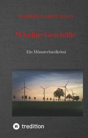 Ein Windrad auf eigenen Grund und Boden - das ist ein lukrativer Glückfall für die betroffenen Eigentümer! So freute sich auch Landwirt Hubert Große Hausmann riesig, als sein Acker zum Windvorranggebiet ausgewiesen wurde. Angebote von Investoren, die dort ihre Windkraftanlagen bauen wollen, ließen nicht lange auf sich warten. Roberto Corleone, ein italienischer Windkraft-Investor, machte ihm schließlich ein nicht ganz moralisches Angebot! Allerdings auf Kosten der Nachbarn, die bei dem Deal leer ausgingen! # Es kam, wie es kommen musste: Ein erbitterter Streit mit Nachbar Georg Kleine Grachtrup war die Folge! Als Corleone jedoch zu kriminellen Mitteln greift, um den Bau der Windräder voranzutreiben, wird es Hubert Große Hausmann zu viel und er bereut, sich mit Corleone eingelassen zu haben. In dieser vertrackten Situation helfen mal wieder unsere fünf Doppelkopffreunde mit genialen Ideen und Aktionen. Ob es schließlich gelingt, Corleone loszuwerden, wird in diesem Buch in ebenso spannender wie unterhaltsamer Weise dargestellt.