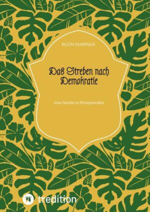 Es ist die Zeit nach den napoleonischen Kriegen, die Zeit von 1820 bis 1870, die Zeit in der es Freud und Leid für eine Familie in der Eifel gibt. Familienmitglieder machen das Hambacher Fest mit, erleben die deutsche Revolution 1848/49 und zwei Kriege, die nur Leid bringen, wie der deutsch-dänische Krieg und der deutsch-deutsche Krieg. Es ist die Zeit des Strebens nach Demokratie, des Strebens nach Einigkeit, Recht und Freiheit. -- Deutschland, das Land der Dichter und Denker, das Land bekannter Komponisten, es ist somit ein Land in dem es nicht nur Freud gibt. Es ist eine Familiensaga, die nach wahren Begebenheiten geschrieben wurde.