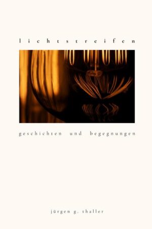 Lichtstreifen. Auf Reisen, in Bewegung sind sie es, die uns in eine Art Trance des Nachdenkens versetzen. Wir sitzen im Zug und im Tunnel rauschen die Lichter als Streifen an uns vorbei. Im Flieger verlieren wir uns in den letzten Streifen Licht am Horizont, der den Tag beschließt. Wenn wir im Auto früh losfahren, erfreut uns die Sonne, wenn sie uns die ersten Lichtreflektionen an den Himmel schickt. Zwischen diesen Lichtstreifen, egal wo sie uns begegnen, finden wir Schatten, Dunkelheit. So geht es uns auch bei den Menschen. Wir sind so vielfältig und lebendig, aber auch so stur und einfältig manchmal - wir sind wie Licht und Schatten. Das ist kein grau - es ist weiß und schwarz. Manches davon erfreut unser Herz, anderes lässt uns am gegenüber zweifeln. Es ist eben meist unterwegs, im Zug, am Flughafen, im Taxi, auf der Straße wo sich der Mensch und sein Menschsein präsentiert. Aber natürlich auch vor der eigenen Haustür. Ängste und Vorurteile stehen Neugier und Vertrauen gegenüber. Aber wenn wir in Bewegung bleiben, werden wir immer einem Lichtstreifen über den Weg laufen. Deshalb lohnt es sich zu reisen. Und das ist nicht zwingend immer nur Übersee oder Ausland, es kann auch das Café im nächsten Stadtteil sein. Reisen ist Bewegung. Und Bewegung ist Leben. Ich bin in den letzten 30 Jahren durch die ganze Welt gereist und habe dabei viele Menschen getroffen. Von diesen Begegnungen und den Gedanken erzähle ich in meinem Buch.