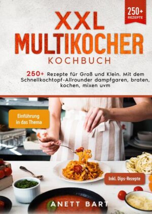 Der Multikocher ist der neueste Schrei… der Schnellkochtöpfe scheinbar zum Trend gemacht hat (wer hätte das gedacht?). Wenn man bedenkt, dass sie alle Kochanforderungen in einem einzigen Topf erfüllen können, versteht man, warum alle so begeistert sind. Diese bescheidenen, aber mächtigen Geräte können mit nur einem Knopfdruck schnell und langsam kochen, braten, backen, dämpfen, frittieren, dehydrieren und vieles mehr. Außerdem geht es schneller als beim herkömmlichen Kochen und es wird nur sehr wenig Öl benötigt, so dass es als die "gesündere" Option für die Zubereitung leckerer Mahlzeiten gilt. Was braucht man mehr, wenn es um Bequemlichkeit geht? Der Multikocher ist ein elektrischer Schnellkochtopf… Er ist ein vielseitig einsetzbares Gerät, das Lebensmittel schnell unter hohem Druck garen kann. Im Inneren des Topfes baut sich ein Dampfdruck auf, der eine höhere Temperatur erzeugt und die Lebensmittel schneller garen lässt. Im Gegensatz zu altmodischen Schnellkochtöpfen verfügt der Multikocher über viele Sicherheitsfunktionen, die ihn sicher und einfach zu bedienen machen. Ein Multikocher ist ein Schnellkochtopf, Sautiertopf, Slow Cooker, Dampfgarer, Reiskocher, Joghurtbereiter und Aufwärmer in einem. Man ist erstaunt über die Vielseitigkeit des Multikochers und den Geschmack und die Konsistenz der Speisen, die sich darin zubereiten lassen. Der hohe Druck im Inneren des Multikochers kann selbst zähes Fleisch zart machen. Er sorgt für reichhaltige, komplexe Geschmacksnoten. Vorteile der Verwendung eines Multikochers: •Einfach zu bedienen - Wenn Sie einmal verstanden haben, wie der Multikocher funktioniert, werden Sie ihn jeden Tag benutzen wollen. •Energieeffizient - Der Multikocher ist ein elektrisches Gerät und benötigt kein Gas oder Propan für den Betrieb. •Geringe Strahlungswärme - Wenn Sie Ihren Multikocher in Betrieb nehmen, heizt er nicht das ganze Haus auf wie ein Backofen. •Große Mahlzeiten - Dicke Fleischstücke, Braten oder große Mahlzeiten sind im Schnellkochtopf schneller fertig als mit herkömmlichen Kochmethoden. •Ideal für Reisen oder Wohnungen - Verwenden Sie den Schnellkochtopf überall dort, wo Sie keinen Zugang zu einer kompletten Küche haben, z. B. beim Camping, auf Reisen oder wenn Sie auf engem Raum leben. (mehr Informationen finden Sie im Buch)