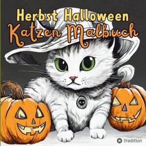 37 zauberhafte Katzenmotive rund um die Halloween- und Herbstzeit. Plus 4 Bonusseiten. Stundenlanger Malspaß für Katzenliebhaber jung und alt mit liebvollen Details (Kürbisse, Kerzen, Herbstlaub) und schöne Schattierungen. Geeignet für Malanfänger oder Fortgeschrittene. Verschiedene Stile und Designs, Format: Quadratisch, einseitig bedruckt, hochwertiges Papier. Ein kreatives Geschenk für sich selbst oder einen lieben Menschen.