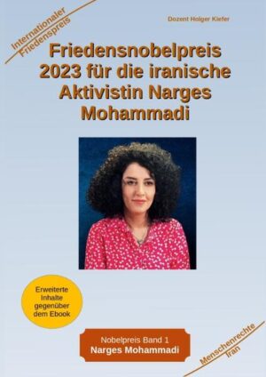 Der Friedensnobelpreis 2023 ging an die iranische Aktivistin Narges Mohammadi. Erfahren Sie mehr über ihr Leben, über ihren Kampf für Gerechtigkeit gegenüber Frauen, über ihr Leben und ihr Überleben im Iran, mit Aufenthalten in Gefängnis und den sie begleitenden Menschen. Ein erschütterndes Zeugnis einer mutigen Welt, die ihr Leben für Gerechtigkeit einsetzt. Narges Mohammadi ist eine herausragende Menschenrechtsaktivistin im Iran und hat bereits mehrere Haftstrafen erlitten. Derzeit sitzt sie eine langjährige Gefängnisstrafe im Beryteten Ewin-Gefängnis in Teheran ab. Über viele Jahrzehnte hinweg hat sich Mohammadi unermüdlich für die Menschenrechte in ihrem Heimatland eingesetzt, besonders hervorzuheben sind ihre Bemühungen für die Rechte der Frauen. Zuletzt hat sie aus dem Gefängnis heraus die Proteste nach dem tragischen Tod der jungen Kurdin Mahsa Jina Amini im Polizeigewahrsam unterstützt. Dieser Preis ist zuallererst eine Anerkennung für die sehr wichtige Arbeit einer ganzen Bewegung im Iran mit ihrer unbestrittenen Anführerin Narges Mohammadi. Berit Reiss-Andersen, Vorsitzende des Nobelpreiskomitees Der Publizist Holger Kiefer, bekannt durch zahlreiche Veröffentlichungen, zeigt Ihnen die Hintergründe ihres Lebens und Kampfes für Freiheit auf, welche zur Verleihung des Friedensnobelpreises 2023 geführt haben.