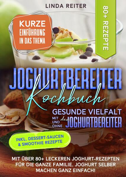 In diesem Buch bieten wir Ihnen 80+ Rezepte, mit denen Sie alle Möglichkeiten Ihres Joghurtbereiters ausschöpfen und so eine Vielzahl von selbstgemachten Joghurts genießen können. Bereiten Sie ein paar Zutaten vor, geben Sie sie in die Gläser und drücken Sie einen Knopf, Ihr Joghurtbereiter macht die ganze Arbeit. Eine kurze Bemerkung, bevor Sie beginnen: Die meisten Rezepte werden mit Milch und Volljoghurt zubereitet, sie können aber auch mit teilentrahmter Milch zubereitet werden. Passen Sie die Rezepte an Ihren Geschmack an. Welchen Joghurtbereiter? Heute sind die Modelle der Joghurtbereiter auf dem Markt recht ähnlich. Der Unterschied liegt vor allem im Design und den kleinen Extras: Abschaltautomatik, Anzeige der verbleibenden Kochzeit, Deckelfach usw. Joghurtbereiter werden in der Regel mit 6 bis 8 Gläsern verkauft, aus Glas oder Kunststoff, mit unterschiedlichem Fassungsvermögen: 125 ml, 150 ml, 212 ml. Es gibt auch 240 ml und 500 ml Gläser. Alle Modelle können das Äquivalent von einem Liter Joghurt pro Charge zubereiten. Es gibt auch ein "Kleinverbraucher"-Modell mit nur 4 125-ml-Bechern sowie ein "Familien"-Modell, um eine große Schüssel mit einem Liter Joghurt zuzubereiten. Die Joghurtmacher-Technik Dies ist die einfachste und praktischste Lösung. Stellen Sie einfach die mit der Milch + Fermentzubereitung gefüllten Gläser in den Joghurtbereiter, stellen Sie die Inkubationszeit ein (zwischen 8 und 14 Stunden) und starten Sie ihn. Dann einfach abwarten! Sobald die Joghurts fest sind, lassen Sie sie kurz abkühlen, setzen die Deckel auf und stellen die Gläser in den Kühlschrank. Weitere wichtige Fragen und Antworten: Ist es billiger, Joghurt selbst herzustellen, als ihn zu kaufen? Es ist deutlich billiger, Joghurt zu Hause selbst herzustellen, als fertigen Joghurt im Supermarkt zu kaufen. Alles, was man für die Herstellung von Joghurt zu Hause braucht, sind etwas Milch und ein Joghurtkulturen. Sie brauchen prinzipiell nicht einmal einen Joghurtbereiter. (mehr Informationen finden Sie im Buch)