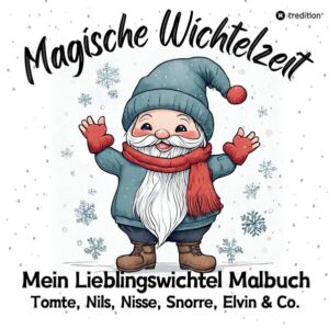 Es ist Wichtelzeit und die Wichtel ziehen ein! Begleiten Sie sie kreativ und entspannt mit unserem Wichtelmalbuch Band Nr. 3 mit 24 Lieblingswichteln zum Ausmalen. Die Wichtelmännchen Nils, Nisse, Tomte, Lars, Snorre Elvin & Co. lieben die Winterzeit. Diese humorvollen Wichtel vereinen Freundschaft, Zauberei und Zusammenhalt und sorgen für stundenlangen Malspaß. Geeignet für Kinder, Jugendliche und Erwachsene sowie für Anfänger und Fortgeschrittene. Einseitig bedruckt, elegant quadratisch, dickes 90 Gramm Papier. Ein kreatives Geschenk für sich selbst oder einen lieben Menschen zum Wichteln, zu Weihnachten, Nikolaus, in der Adventszeit, als Mitbringsel oder zum Geburtstag.