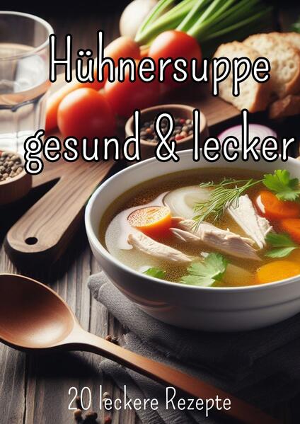 In dem Buch dreht es sich um die Zubereitung von Hühnersuppe, wobei der Schwerpunkt auf gesunden und köstlichen Rezepten liegt. Es enthält Rezepte und Anleitungen für Hühnersuppen aus verschiedenen Küchen und Kulturen und verschiedenen Varianten.