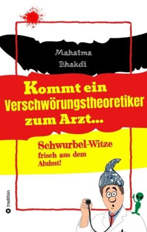 Nichts fürchten Fassaden-Demokratien und Diktaturen mehr als Witze auf deren Kosten. Mahatma Bhakdi ist diesbezüglich unerbittlich. Kein Staatsoberhaupt, keine Medienanstalt, kein Multi-Milliardär ist vor dem Satiriker sicher. Ob Olaf Scholz, Klaus Schwab oder die Tagesschau - sie alle bekommen in diesem Witzebuch ihr Fett weg. Deshalb eignet es sich auch ideal als Geschenk für Verschwörungstheoretiker (und solche, die es werden wollen). Es enthält schwarzen Humor, trockenen Humor, feuchten Humor, Systemkritik, Medienkritik, Impfkritik, Wortspiele, Doktorspiele, Trinkspiele, viele unbequeme Wahrheiten, bequeme Unwahrheiten und eine „Radio Eriwan“-Hommage. Außerdem befinden sich in dieser Witzesammlung: Arzt-Witze, Corona-Witze, Corona-Maßnahmen-Witze, Querdenker-Witze, Annalena Baerbock-Witze, Karl Lauterbach-Witze, Eliten-Witze, Cancel-Culture-Witze, Transgender-Witze, Transhumanismus-Witze, Himmelspforten-Witze, Pharma-Witze, AfD-Witze, Sahra Wagenknecht-Witze, Robert Habeck-Witze, Demokratie-Witze, erneuerbare Energien-Witze, Klima-Witze, Joe Biden-Witze, zerstörter Mittelstand-Witze, Energiespar-Witze, Grünen-Witze, von der Leyen-Witze, Genderwahn-Witze, Putin-Witze, Pfizer-Witze, Elon Musk-Witze, Witze über Deutsche, geschmacklose Witze, fiese Witze, unlustige Witze und zwei Papageien-Witze - Sie wurden gewarnt!!!