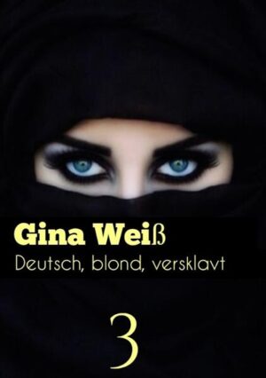 Mein Name ist Gina Weiß. Seit einiger Zeit schreibe ich Erotikbücher. Wie meine Buchreihe “Bumsgeschichten“. Doch nun möchte ich mich einem neuen Projekt widmen. “Deutsch, blond, versklavt 3“ - ist eine erotische Kurzgeschichte. Sie handelt von einer jungen Frau. Daniela Behr ist 25 Jahre alt. Mit 18 lernte sie einen jungen Mann kennen, Emin. Emin kam einst aus dem Irak. Schnell verliebte sich die junge deutsche in den gutaussehenden Moslem. Doch nach und nach wurde aus einer Partnerschaft auf Augenhöhe eine Beziehung in der Emin die Hosen anhat und seine deutsche Frau blindlings seinen Befehlen folgt. Teil drei schließt direkt an Teil zwei an. Emin und Daniela sind in einer Villa, zusammen mit einem erlesen Kreis Gleichgesinnter. Daniela muss weiterhin die sexuellen Demütigungen durch die anwesenden Araber ertragen. Diese Geschichte ist in der Ich-Form geschrieben, um ein flüssigeres Lesen zu ermöglichen. Ihre Gina Weiß