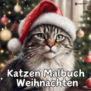 Ein lustiges Weihnachtskatzen-Malbuch für die Feiertage. 40 elegante Designs mit Katzen mit Weihnachtsmannmützen, vor der Haustür, am Weihnachtsbaum, am Kamin, im Blockhaus und im Kerzenschein. Erwecken Sie diese süßen Kätzchen mit Ihren Farben zum Leben! Vorgeschattete Bereiche helfen Ihnen, sofort künstlerische Effekte zu erzielen. Geeignet für Anfänger und fortgeschrittene Koloristen. Elegante 21x21 cm große Seiten, einseitiger Druck (verhindert das Durchscheinen). Ein kreatives Geschenk für einen besonderen Menschen, für Katzenliebhaber oder für sich selbst (zu Weihnachten, Nikolaus, Silvester, Geburtstag oder einem anderen Anlass) Entdecken Sie weitere Katzenmalbücher von Kenya Kooper.