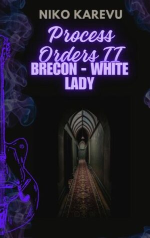 Leadsänger Lourd Garvess der Dritte ist spurlos verschwunden und lässt seinen Freund Ennis Kinnear gebrochen zurück. Doch die Tour der Process Orders steht an. Keine Zeit, sich auf die Suche zu machen. Erster Halt: Graig I Nos Castle, eine ehemalige Lungenklinik, die einem alten Freund Lyddie`s gehört. Während die Band nach Ersatz sucht, müssen Lyddie und Sir Ers Lockwood dem Spuck in seinem Anwesen auf den Grund gehen. Doch dann erwacht Ennis Blut überströhmt und im Fieberwahn. Ist das der Fluch der weißen Lady? In Brecon - White Lady tauchen wir ein in Lourd Garvess familiäre Hintergründe und Ennis coming out. Die Liebes- und Erfolgsgeschichte der Band Process Orders hatte so viel Zuspruch, dass der zweite Teil sowohl als ein Prequel als auch eine Fortsetzung um Lourd, Ennis, Maschine, Kate und Eyrie zu verstehen ist.