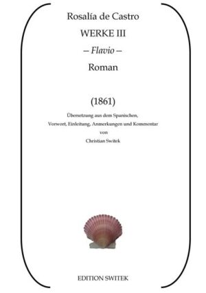 Rosalía de Castros zweiter Roman Flavio (1861) entführt uns in die spanische Romantik und stellt einen unberührten Naturmenschen vor, der mit der zivilisierten Gesellschaft in Berührung kommt. Die geheime Protagonistin des Romans ist jedoch eine junge Schriftstellerin mit außergewöhnlicher Strahlkraft auf die Männerwelt. Flavio Leonardo de Bredivan, der letzte Spross der Familie Bredivan, verlässt nach dem Tod seiner Eltern sein Schloss und seine paradiesische Heimat, um in der Welt Freiheit zu suchen. Während seiner Reise stößt Flavio auf die ihm unbekannten Konventionen seiner Zeit und kann seine natürlichen Ideale nicht aufrechterhalten. Ihm gegenüber tritt die Figur der Mara, mit der Rosalía de Castro eine junge Schriftstellerin entwirft, die offenbar das Gegenstück zur jugendlichen Schriftstellerin selbst ist, die ihre Berufung vor der Gesellschaft verbergen muss, um ihren vermeintlich guten Ruf zu wahren. Mara kämpft gegen die besitzergreifende und launische Liebe von Flavio an, um ihre Unabhängigkeit zu bewahren und sich nicht bedingungslos dem Willen eines obsessiven Verehrers zu unterwerfen. In einem Gasthaus trifft er Mara, eine selbstbewusste Dichterin, die aufgrund der herrschenden Konventionen ihre Gefühle vor der Gesellschaft verbirgt. Flavio fühlt sich zu ihr hingezogen und sieht in ihr eine Seelenverwandte. Misstrauen und Ängste treiben sie jedoch immer wieder auseinander. Während Mara zwischen Flavio und seinem Rivalen Ricardo hin- und hergerissen ist, trifft Flavio schließlich auf Rosa, die Tochter einer Herbergswirtin. Rosa verliebt sich unsterblich in Flavio. Nach dem Tod von Rosas Mutter erfährt Flavio von seiner wahren Herkunft und beschließt, das Erbe seiner Eltern anzutreten, um Rosa vor dem Ruin zu bewahren. Doch die Macht der Gerüchte und Intrigen zerstört das zerbrechliche Glück. Misstrauen, Verrat und die Aufgabe von Idealen haben tragische Konsequenzen. In Rosalía de Castros zweitem Roman konkurrieren Desillusionierung und die Aufwertung des Weiblichen in einer Zeit, in der Frauen als rechtloses Eigentum der Männer galten. Die Autorin entlarvt und zerstört den romantischen Mythos, indem sie ihren männlichen Protagonisten einerseits an den Rand des Selbstmords treibt und andererseits die Macht des Geldes, das jegliches moralisches Handeln auslöscht, drastisch vor Augen führt. Rosalía de Castros Flavio ist ein außergewöhnliches Beispiel der Frauenliteratur, das den Leser durch seine fesselnde Handlung und die psychologischen Konflikte zwischen den Figuren in seinen Bann zieht. Rosalía de Castro beschreibt detailliert die Entwicklung der eigentlichen Protagonistin des Romans. Diese hält trotz aller Enttäuschungen an ihren Idealen fest und wird zur wahren Heldin dieser erzählten Tragödie. Tauchen Sie ein in die Welt der spanischen Romantik und erleben Sie mit Flavio eine Geschichte voller Leidenschaft, Intrigen und der Suche nach der eigenen Identität.