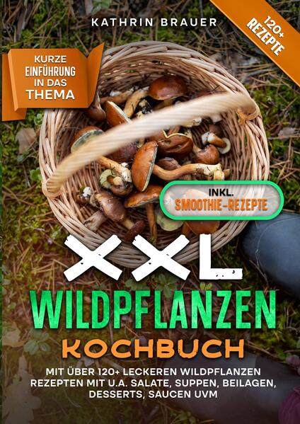 Dieses Wildpflanzen-Kochbuch ist voll von köstlichen, leicht zuzubereitenden Rezepten! Mit über 120+ Rezepten zur Auswahl, finden Sie in diesem Kochbuch bestimmt das, wonach Sie suchen... Der Wunsch der Menschen, sich wieder mit der Natur zu verbinden und sich von der modernen Technologie zu lösen, ist ein relativ neues Phänomen. Immer mehr Menschen entscheiden sich für eine pflanzliche Ernährung, und in dem Maße, wie ihre Zahl wächst, steigt auch die Nachfrage nach biologischen pflanzlichen Quellen, mit denen sie ihre täglichen Mahlzeiten aufpeppen können. Achten Sie bei der Zubereitung Ihrer Speisen auf gesunde, nachhaltige und kostengünstige Produkte. Bio-Lebensmittel werden immer beliebter, aber sie können teuer und schwer zu bekommen sein. Essbare Wildpflanzen sind eine natürliche, gesunde Wahl. Viele essbare Wildpflanzen (einschließlich einiger der gängigsten Sorten) enthalten nachweislich mehr Nährstoffe als kultivierte Produkte. Der Nährwert von essbaren Wildpflanzen hängt von der Jahreszeit, der Zubereitungsmethode und dem Standort ab, an dem sie angebaut werden. Jede Pflanze liefert je nach diesen Faktoren unterschiedliche Nährstoffe und Kalorien. Mehrere Studien haben beispielsweise gezeigt, dass Bio-Lebensmittel oft einen höheren Gehalt an essenziellen Mineralien wie Eisen und Zink aufweisen als ihre nicht-biologischen Gegenstücke. Durch den Verzehr von Wildpflanzen wird auch die Menge an Düngemitteln und Pestiziden reduziert, die bei konventionellen Lebensmitteln verwendet werden. Vorteile des Verzehrs von essbaren Wildpflanzen Bessere Verdaulichkeit: Viele essbare Wildpflanzen enthalten wenig oder gar keine Zellulose, was sie leichter verdaulich macht. Der Ballaststoffgehalt von Wildnahrungsmitteln ist höher, und sie sind für den Körper leichter verdaulich als Lebensmittel aus dem Supermarkt. Daher werden Sie nach dem Verzehr von Wildpflanzen im Vergleich zu gekauftem Obst und Gemüse wahrscheinlich weniger Magenbeschwerden, Blähungen und Verstopfung haben. Gesundheit des Magen-Darm-Trakts: Wildpflanzen sind dafür bekannt, dass sie die Gesundheit des Verdauungstrakts verbessern. Eine ausgewogene Mahlzeit aus Wildpflanzen ist ein hervorragendes natürliches Mittel gegen Durchfall, Verstopfung und Säurerefluxkrankheit. Es ist bekannt, dass essbare Wildpflanzen eine entzündungshemmende Wirkung haben, die sich positiv auf das Magen-Darm-System auswirkt. Die Pflanzen, die Sie essen, können eine kalorienarme Nahrungsquelle darstellen. Einige enthalten veganes Eiweiß und Kalzium, das in nicht essbaren Wildpflanzen nur schwer zu finden ist. (mehr Informationen finden Sie im Buch)