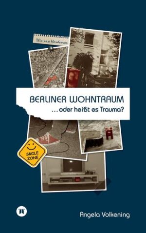 Berliner Wohntraum …oder heißt es Trauma? Nach diversen Umzügen nach und innerhalb Berlins stellt sich irgendwann diese Frage, wenn der Vermieter wieder einmal innenarchitektonische Tipps gibt, in der Wohnung über dir der unbegabteste Musikproduzent der Welt wohnt oder im Haus nebenan merkwürdige Geräusche nur die gruseligsten Schlussfolgerungen zulassen. Beim Wohnen, egal ob zu Hause oder unterwegs, ist einfach alles möglich. Angela Volkening hat ihre eigenen Erlebnisse in Potsdam, auf Reisen und vor allem im Berlin der späten 1990er und Anfang 2000er Jahre gesammelt und mit ein oder zwei Augenzwinkern sowie einer ordentlichen Portion Sarkasmus niedergeschrieben.