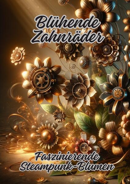 "Blühende Zahnräder: Faszinierende Steampunk- Blumen" bietet eine einzigartige Sicht auf die Welt der Flora, indem es die natürliche Schönheit von Blumen mit dem industriellen Charme des Steampunks verbindet. In diesem Malbuch finden sich kunstvolle Illustrationen, die eine harmonische Verschmelzung von blühenden Pflanzen und mechanischen Elementen wie Zahnrädern darstellen. Es ist eine Einladung, durch das Ausmalen dieser Bilder in eine Welt einzutauchen, in der Natur und Technik auf ästhetisch ansprechende Weise verschmelzen.