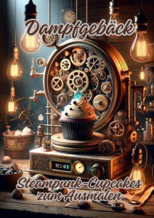 Das Malbuch "Dampfgebäck: Steampunk- Cupcakes zum Ausmalen" ist eine einzigartige Kombination aus der Welt des Steampunk und der Kunst des Backens. Jede Seite bietet detailreiche und fantasievolle Illustrationen von Cupcakes, die mit Zahnrädern, Dampfmaschinen und viktorianischen Ornamenten verziert sind. Dieses Buch lädt dazu ein, in eine Welt einzutauchen, in der Kulinarik auf Retrofuturismus trifft und bietet eine kreative Auszeit für Liebhaber von Steampunk und Backkunst.