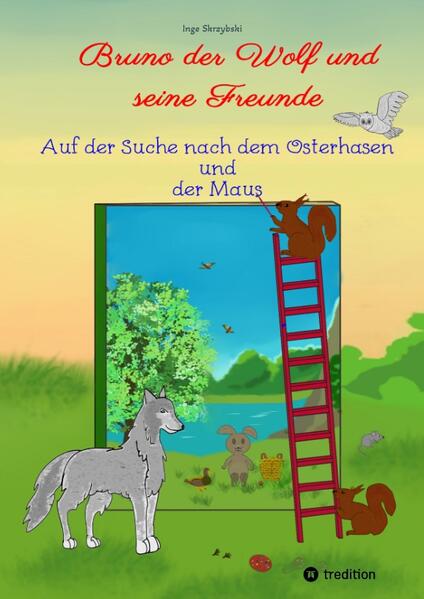 Eines Tages findet der Wolf Bruno in der Nähe seines Baues ein buntes Ei. Da er so ein Ei noch nie gesehen hat, fragt er seine Freunde, die beiden Eichhörnchen Willi und Franz, ob sie wissen, was das für ein Ei ist. Aber die beiden sind genauso ratlos wie Bruno. Doch dann entdeckt Willi neben dem Ei kleine und große Fußspuren! Wer kann die wohl hinterlassen haben? Zum Glück weiß die Eule Uhu Bescheid. Gemeinsam machen sich die Freunde auf den Weg und folgen den Spuren. Doch plötzlich hören die Spuren auf ... Was ist passiert? Tauche ein in diese aufregende Geschichte voller Spannung und Entdeckungen!