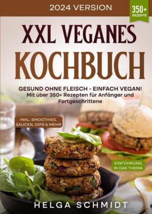 Dieses Vegane-Kochbuch ist voll von köstlichen, leicht zuzubereitenden Rezepten! Mit über 350+ Rezepten zur Auswahl, finden Sie in diesem Kochbuch bestimmt das, wonach Sie suchen... Was ist die vegane Ernährung? Eine vegane Ernährung ist ein pflanzlicher Ernährungsplan, der alle tierischen Produkte wie Fleisch, Fisch, Milchprodukte und sogar Honig ausschließt (da er von Bienen hergestellt wird, gilt er als tierisches Produkt). Ihr Cousin, der Vegetarier, ist etwas weiter gefasst und schließt Fleisch und Fisch aus, beinhaltet aber Milchprodukte und Eier. Obwohl die vegane Ernährung viele gesundheitliche Vorteile hat, bedeutet die Bezeichnung "vegan" nicht unbedingt, dass es sich um eine gesunde Wahl handelt. Eine im Journal of Nutrition veröffentlichte Studie aus dem Jahr 2021 legt beispielsweise nahe, dass der Verzicht auf tierische Lebensmittel mit einem höheren Verzehr von ultra-verarbeiteten Lebensmitteln - Fleisch- und Milchersatzprodukten aus veganen und vegetarischen Quellen - einhergeht. Um die Vorteile dieser Ernährungsweise zu nutzen, sollten Sie sich auf nährstoffreiche Vollwertkost konzentrieren - denken Sie an Bohnen, Linsen, Nüsse, Samen, Vollkornprodukte und natürlich viel Obst und Gemüse. Manche mögen sich Sorgen machen, ob sie genug Eiweiß bekommen, wenn sie kein Fleisch oder andere tierische Produkte essen, aber es ist möglich, mit einer veganen Ernährung viel Eiweiß zu bekommen. Versuchen Sie, eiweißhaltige Lebensmittel wie Erdnussbutter, Bohnen, Linsen, Tofu, Seitan und Nüsse in die meisten Ihrer Mahlzeiten einzubauen, um zwischendurch satt zu werden. Wenn der Versuch, sich vegan zu ernähren, einschüchternd wirkt, sollten Sie eine flexible Ernährung in Erwägung ziehen, indem Sie zunächst einige fleischlose Tage in der Woche einplanen und von dort aus weitermachen. Gesundheitliche Vorteile Es gibt verschiedene Arten der veganen Ernährung. Zu den häufigsten gehören: - Vegane Vollwerternährung. Diese Ernährungsweise basiert auf einer großen Vielfalt an pflanzlichen Lebensmitteln wie Obst, Gemüse, Vollkornprodukten, Hülsenfrüchten, Nüssen und Samen. - Vegane Rohkost-Diät. Diese Diät basiert auf rohen Früchten, Gemüse, Nüssen, Samen oder pflanzlichen Lebensmitteln, die bei Temperaturen unter 48°C gekocht werden. - 80/10/10-Diät. Die 80/10/10-Diät ist eine vegane Rohkostdiät, die fettreiche Pflanzen wie Nüsse und Avocados einschränkt und sich stattdessen hauptsächlich auf rohes Obst und Blattgemüse stützt. Sie wird auch als fettarme, rohköstliche vegane Ernährung oder „Fruitarian diet“ bezeichnet. - Stärkehaltige Lösung. Dies ist eine fettarme, kohlenhydratreiche vegane Diät, die der 80/10/10-Diät ähnelt, aber den Schwerpunkt auf gekochte Stärke wie Kartoffeln, Reis und Mais anstelle von Obst legt. (mehr Informationen finden Sie im Buch)