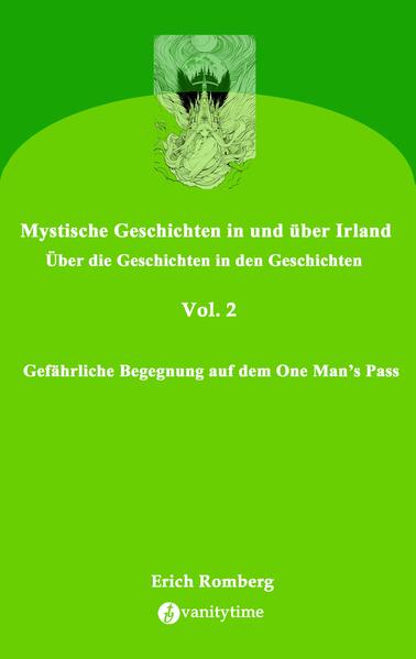 Der Autor hat in den 90er Jahren des letzten Jahrtausends etwa zehn Jahre in Irland gelebt. In dieser Zeit wurden die Erzählungen dieser Buchreihe niedergeschrieben. In diesen Erzählungen werden Tatsächliches und Fiktion vermischt. Es geht um das traditionelle Geschichtenerzählen der alten Zeit in Irland. Die Idee dazu kam ihm bei einem Geschichtenerzähler Festival in dem westirischen Städtchen Kiltimagh, dem er hier zum ersten Mal beiwohnte. Seine Anregungen holte er sich aber aus den Erzählungen der Menschen an den knisternden Torffeuern, die zu den Geschichten eine mystische Atmosphäre zauberten. Vor allem aber geht es mal wieder um das Geschichtenerzählen selbst: Wie im ersten Band lässt der Autor auch in diesem zweiten Band fiktive Erzähler zu Wort kommen. Real ist nur die Art der Erzählung, wie sie der Autor erlebt hat, und zum Teil auch der Hintergrund der erzählten Geschichten. Der Autor überlässt es dem aufmerksamen Leser zu beurteilen, welche Geschichten einen realen Hintergrund haben könnten. Aber Vorsicht, man kann sich leicht täuschen. In der ersten Geschichte findet sich der Erzähler in der Todeszelle wieder. Er soll ein Elternmörder sein. In der Titelgeschichte wagt sich der Erzähler eines Tages trotz Höhenangst auf den legendären One Man’s Pass an den Klippen des Slieve League und hat ausgerechnet an einer besonders engen Stelle, an der keine zwei Menschen aneinander vorbeikommen, eine gefährliche Begegnung mit einem Hünen von Mann, der sich hier oben sicher bewegt. Keiner will zurückweichen, aber, hat der Protagonist eine Wahl? Er ist voller Misstrauen und Furcht