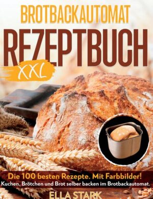 100 Brotbackautomaten Rezepte. für alle, die über den Tellerrand schauen und dadurch noch mehr Spaß am selber machen haben. Beim Kauf von Lebensmitteln sind undurchsichtige Zutatenlisten, leider oft noch ein Problem. Überteuerte Preise bei glutenfreier Backware, Realität. Rund um die Uhr frisches Brot, warme Sonntagsbrötchen und duftendes Gebäck zu Hause, ein Traum von Vielen. Ein Brotbackautomat ersetzt nicht das Bäckerhandwerk kann aber durchaus einiges erleichtern und so manche Träume wahr werden lassen. Was erwartet Sie in diesem Buch? Dieses Buch klärt auf, was man beim Kauf eines solchen Automaten beachten sollte und welche Vorteile generiert werden. Die meisten benutzen ihn zum Brot backen aber je nach Modell und Ausführung kann er deutlich mehr. Sie möchten endlich eigene Brote backen, aber es fehlt an kreativen Rezeptideen? - Gesund und lecker? - Mit einer großen Auswahl an Rezepten? - Purer Genuss Für viele Brotsorten gibt es Automaten, die eine große Vielfalt an Programmen für Brote mitbringen. Es gibt auch Automaten, die zusätzlich Programme für Kuchen oder sogar Marmelade anbieten. Falls Sie eine Glutenunverträglichkeit haben, sollten Sie einen Automaten für glutenfreie Teigsorten verwenden. Diese Einstellung ist aber bei vielen neuen Geräten schon integriert. Es ist wichtig, dass Sie die richtigen Programme auswählen können, da die Backzeiten genau auf die Zutaten abgestimmt sind. Wenn Sie gerne kreativ in der Küche sind, sollten Sie einen Brotbackautomaten mit einem Programm für hausgemachten Teig auswählen, da Sie damit viele Einstellungen selber vornehmen können und somit eigene Rezeptideen verwirklichen können. Weitere hilfreiche Informationen, die dazu dienen können sich für den richtigen Brotbackautomaten zu entscheiden finden Sie im Buch! Freuen Sie sich auf alle 100 vielfältigen und leckeren Rezeptfavoriten. -Sichern Sie sich jetzt Ihr Ebook oder Taschenbuch!-